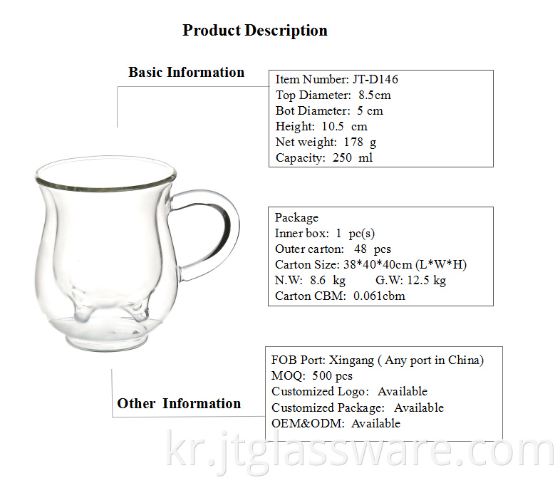 Cheap Price Glass Cup for Milk